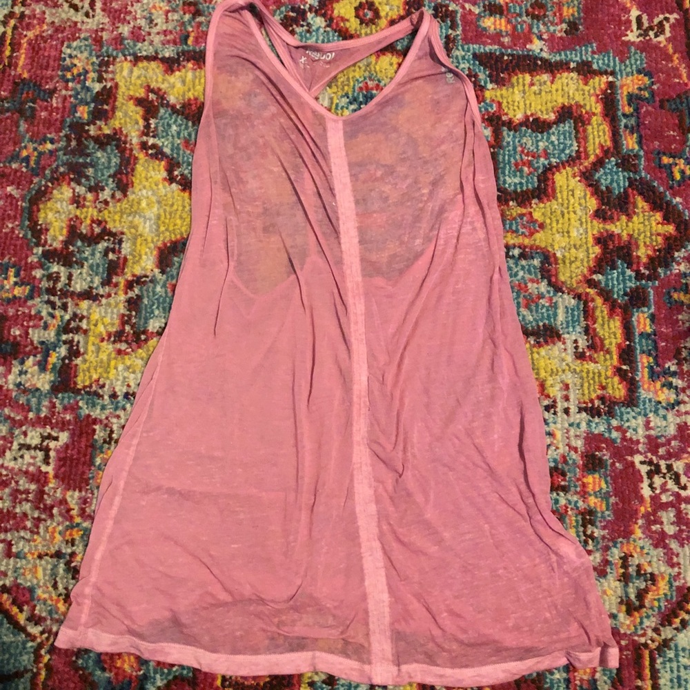 Reebok sheer racer back tank
